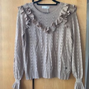 Odd Molly Women Medium 2 Fairy Fantasy Ruffle Sweater Anthropology style
